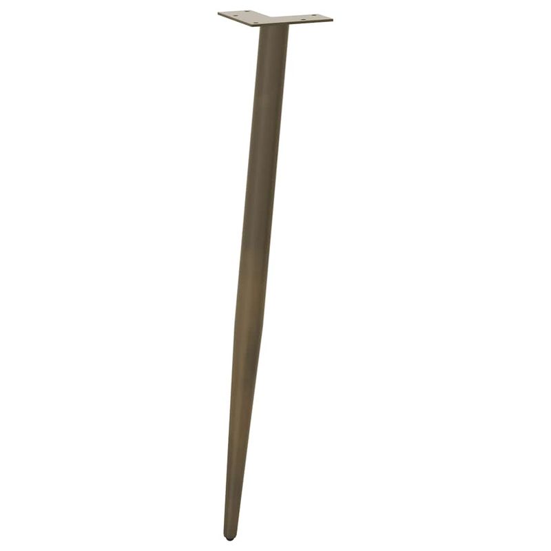 Casa si Gradina - Mobilier - Feronerie si accesorii mobila - Picioare masuta de cafea Forma conica 4 buc Otel natural Otel, mărime 72-73 cm - Infinity.ro