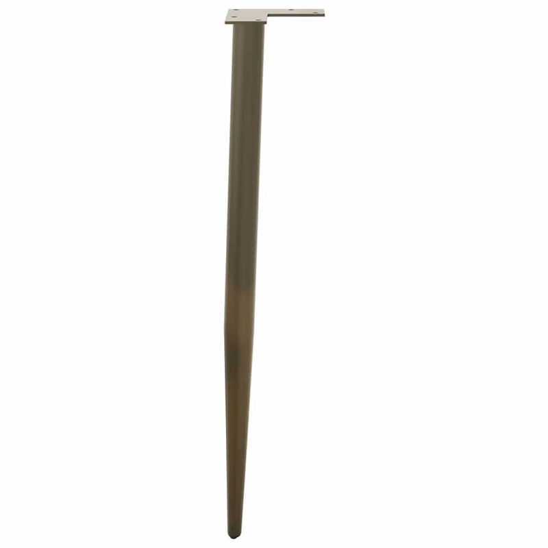 Casa si Gradina - Mobilier - Feronerie si accesorii mobila - Picioare masuta de cafea Forma conica 4 buc Otel natural Otel, mărime 72-73 cm - Infinity.ro