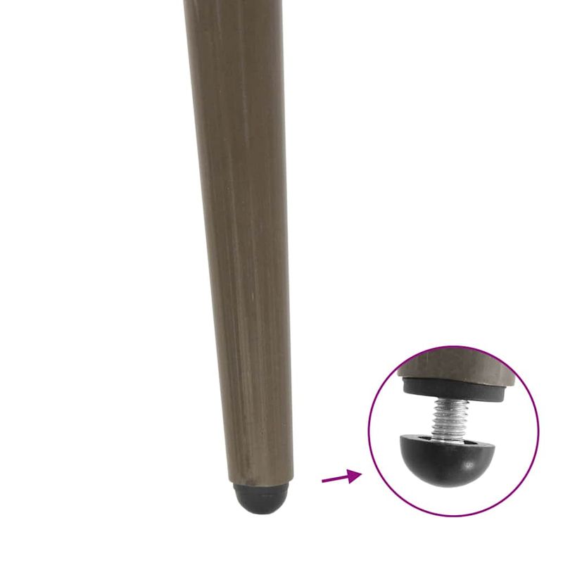 Casa si Gradina - Mobilier - Feronerie si accesorii mobila - Picioare masuta de cafea Forma conica 4 buc Otel natural Otel, mărime 72-73 cm - Infinity.ro