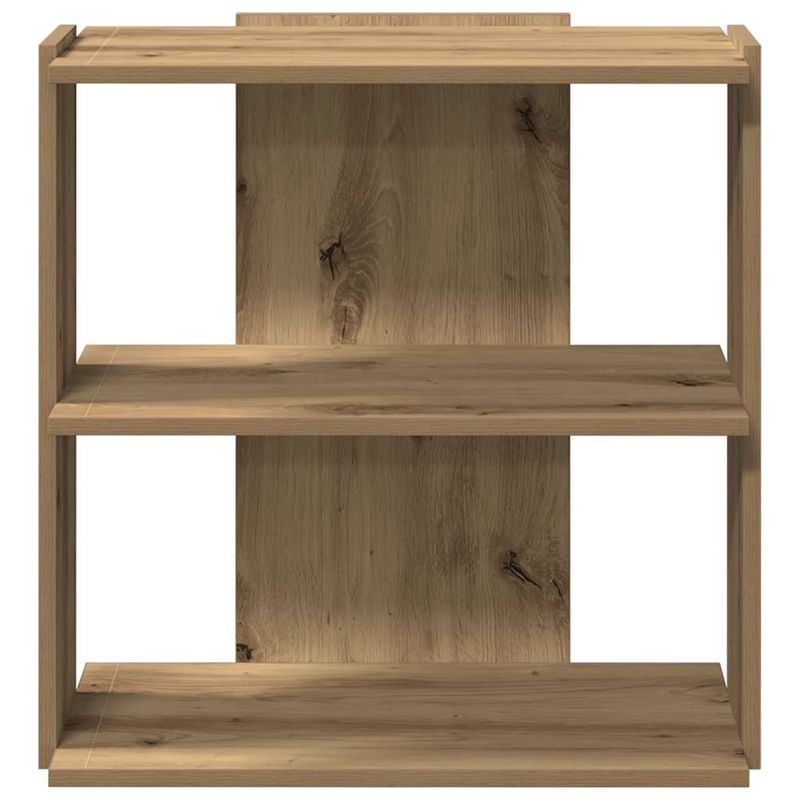 Casa si Gradina - Mobilier - Biblioteci si rafturi - Biblioteci - Biblioteca 3 etaje stejar artizanal 60x30x60 cm lemn prelucrat - Infinity.ro