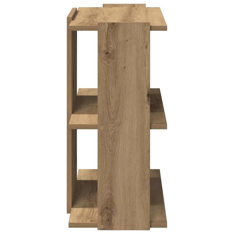 Casa si Gradina - Mobilier - Biblioteci si rafturi - Biblioteci - Biblioteca 3 etaje stejar artizanal 60x30x60 cm lemn prelucrat - Infinity.ro