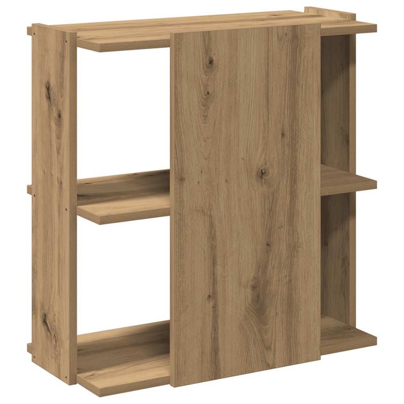 Casa si Gradina - Mobilier - Biblioteci si rafturi - Biblioteci - Biblioteca 3 etaje stejar artizanal 60x30x60 cm lemn prelucrat - Infinity.ro