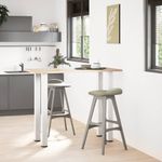 Casa si Gradina - Mobilier - Feronerie si accesorii mobila - Picioare masuta de cafea 4 buc Alb 110-112 cm Otel - Infinity.ro