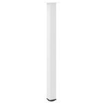 Casa si Gradina - Mobilier - Feronerie si accesorii mobila - Picioare masuta de cafea 4 buc Alb 110-112 cm Otel - Infinity.ro
