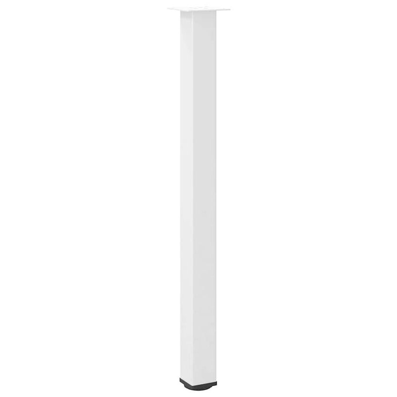 Casa si Gradina - Mobilier - Feronerie si accesorii mobila - Picioare masuta de cafea 4 buc Alb 110-112 cm Otel - Infinity.ro