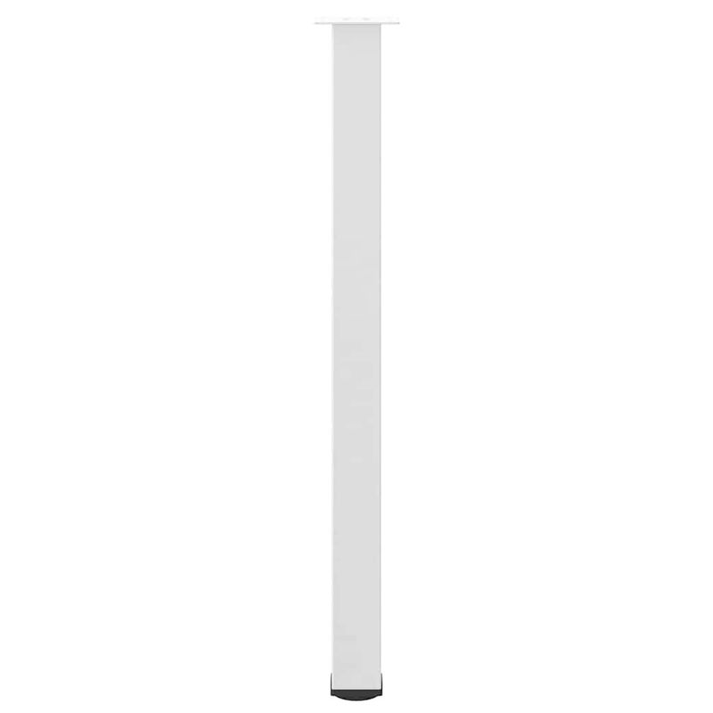 Casa si Gradina - Mobilier - Feronerie si accesorii mobila - Picioare masuta de cafea 4 buc Alb 110-112 cm Otel - Infinity.ro