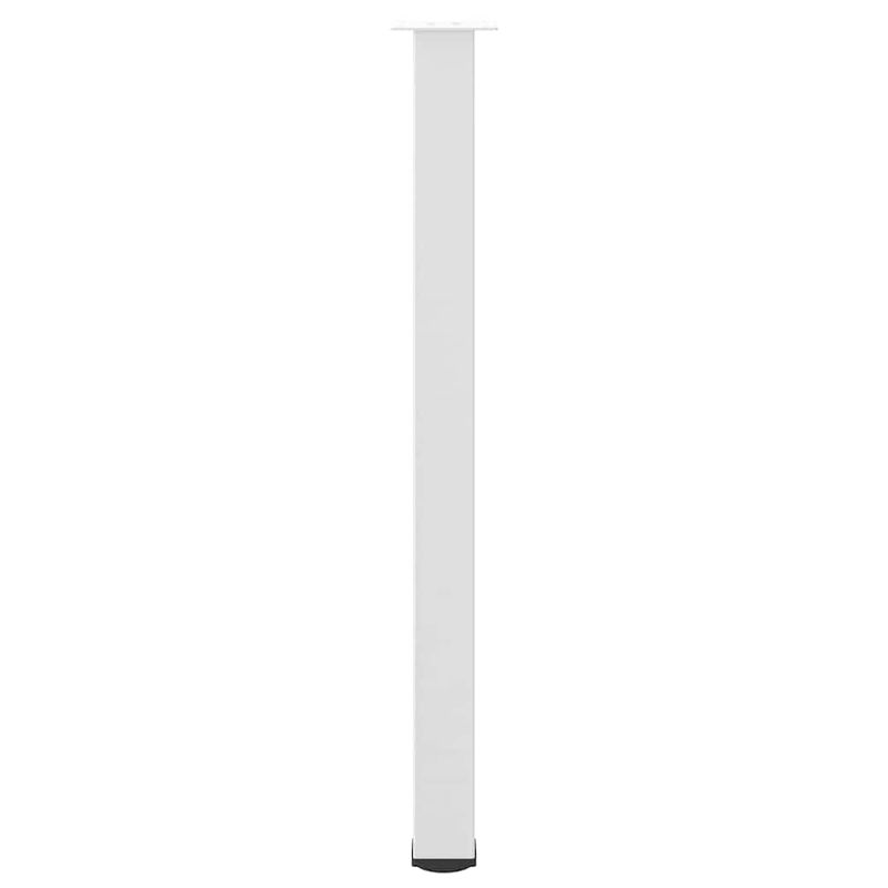 Casa si Gradina - Mobilier - Feronerie si accesorii mobila - Picioare masuta de cafea 4 buc Alb 110-112 cm Otel - Infinity.ro