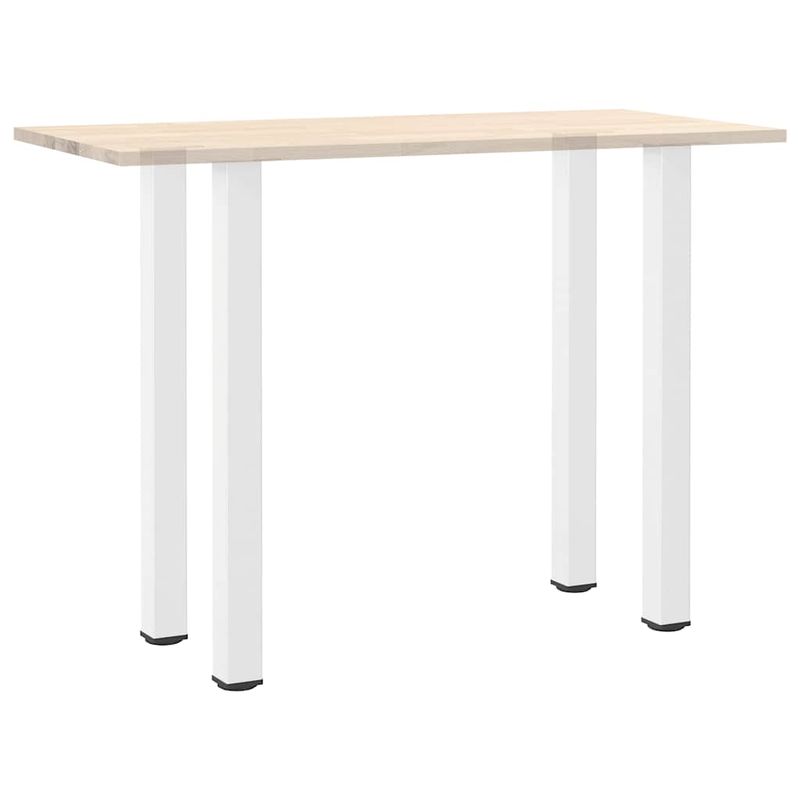Casa si Gradina - Mobilier - Feronerie si accesorii mobila - Picioare masuta de cafea 4 buc Alb 110-112 cm Otel - Infinity.ro