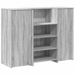 Casa si Gradina - Mobilier - Mese si birouri - Birouri - Birou de receptie Gri Sonoma 135x50x103,5 cm Lemn prelucrat - Infinity.ro