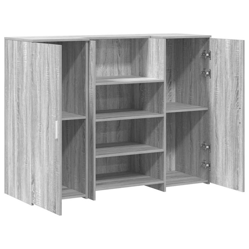 Casa si Gradina - Mobilier - Mese si birouri - Birouri - Birou de receptie Gri Sonoma 135x50x103,5 cm Lemn prelucrat - Infinity.ro