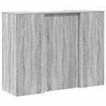 Casa si Gradina - Mobilier - Mese si birouri - Birouri - Birou de receptie Gri Sonoma 135x50x103,5 cm Lemn prelucrat - Infinity.ro