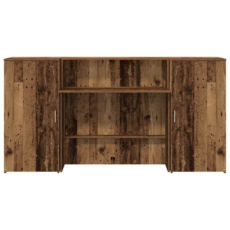 Casa si Gradina - Mobilier - Mese si birouri - Birouri - Birou de receptie Lemn vechi 200x50x103,5 cm Lemn prelucrat - Infinity.ro