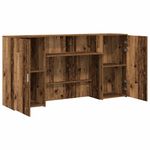 Casa si Gradina - Mobilier - Mese si birouri - Birouri - Birou de receptie Lemn vechi 200x50x103,5 cm Lemn prelucrat - Infinity.ro