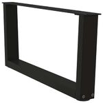 Casa si Gradina - Mobilier - Feronerie si accesorii mobila - Picioare pentru masa in forma de V 2 buc Negru Otel - Infinity.ro