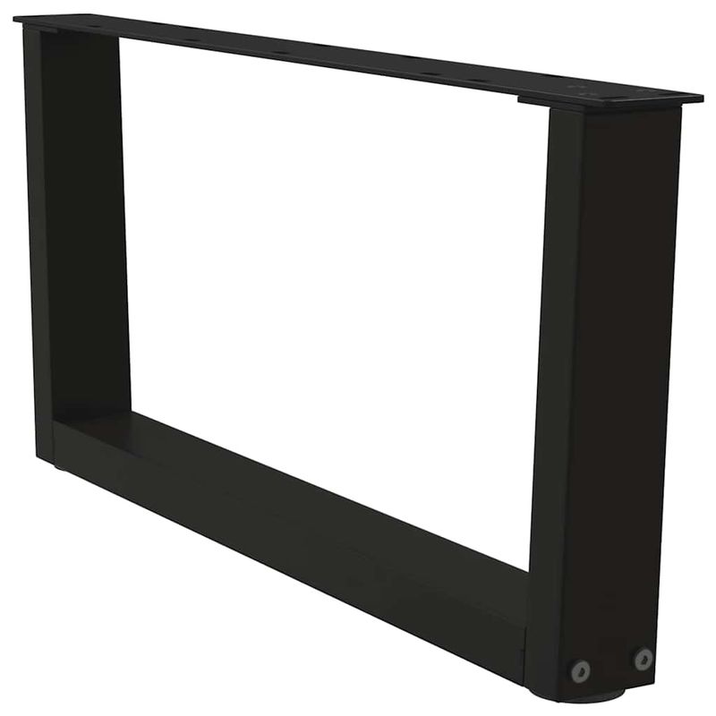 Casa si Gradina - Mobilier - Feronerie si accesorii mobila - Picioare pentru masa in forma de V 2 buc Negru Otel - Infinity.ro