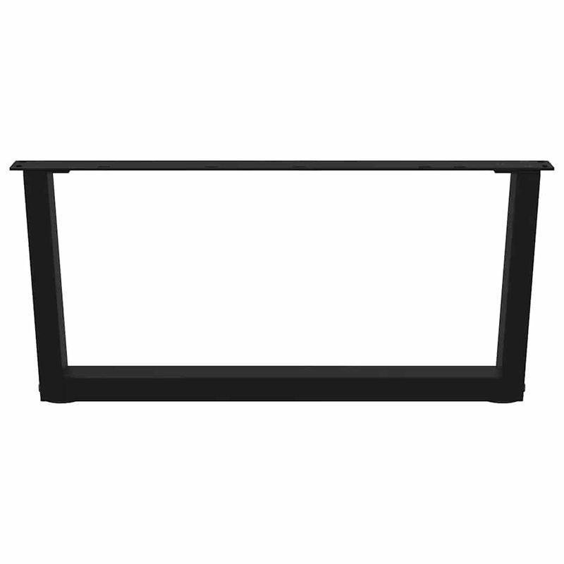 Casa si Gradina - Mobilier - Feronerie si accesorii mobila - Picioare pentru masa in forma de V 2 buc Negru Otel - Infinity.ro