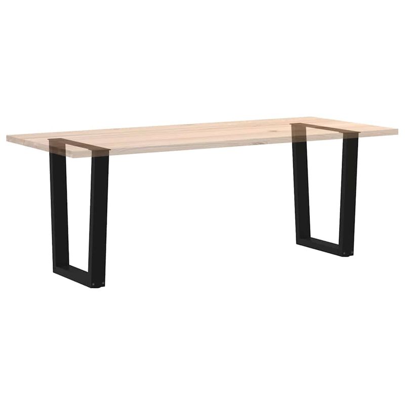 Casa si Gradina - Mobilier - Feronerie si accesorii mobila - Picioare pentru masa in forma de V 2 buc Negru Otel - Infinity.ro
