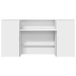 Casa si Gradina - Mobilier - Mese si birouri - Birouri - Birou de receptie alb 200x50x103,5 cm din lemn prelucrat - Infinity.ro