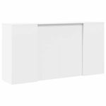 Casa si Gradina - Mobilier - Mese si birouri - Birouri - Birou de receptie alb 200x50x103,5 cm din lemn prelucrat - Infinity.ro