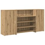 Casa si Gradina - Mobilier - Mese si birouri - Birouri - Birou de receptie Stejar Artisan 200x50x103,5 cm Lemn prelucrat - Infinity.ro