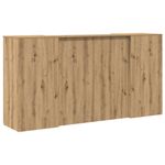 Casa si Gradina - Mobilier - Mese si birouri - Birouri - Birou de receptie Stejar Artisan 200x50x103,5 cm Lemn prelucrat - Infinity.ro