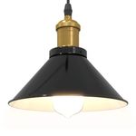 Casa si Gradina - Corpuri si surse de iluminat - Veioze si lampi - Lampi de veghe - Lampa suspendata reglabila pe inaltime E27 negru lucios metal - Infinity.ro