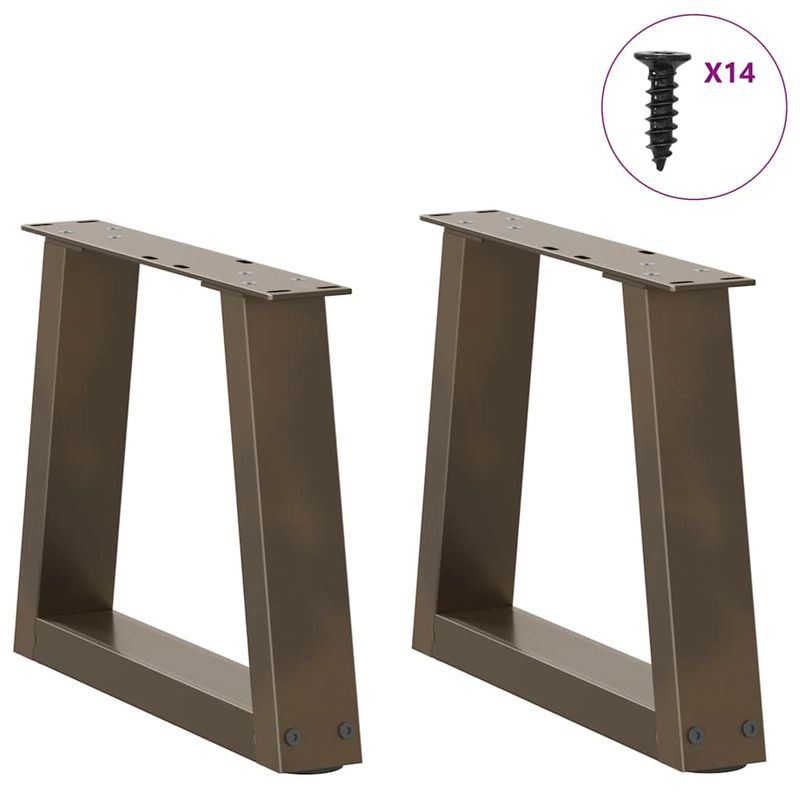 Casa si Gradina - Mobilier - Feronerie si accesorii mobila - Picioare pentru masa in forma de V 2 buc Otel natural Otel - Infinity.ro