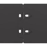 Casa si Gradina - Gradina si terasa - Garduri, panouri si accesorii - Borduri de gazon 10 buc Negru 10x103 cm Otel laminat la rece - Infinity.ro