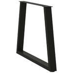 Casa si Gradina - Mobilier - Feronerie si accesorii mobila - Picioare pentru masa in forma de V 3 buc Negru Otel - Infinity.ro