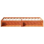 Casa si Gradina - Mobilier - Paturi si accesorii - Paturi - Pat de zi fara saltea ceara maro 100x200 cm lemn masiv de pin - Infinity.ro