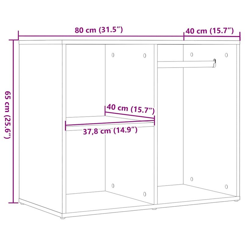 Casa si Gradina - Mobilier - Dulapuri si sifoniere - Dulapuri - Dulap de toaleta din lemn vechi 80x40x65 cm din lemn prelucrat - Infinity.ro