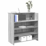 Casa si Gradina - Mobilier - Mese si birouri - Birouri - Birou de receptie Gri Sonoma 100x50x103,5 cm Lemn prelucrat - Infinity.ro
