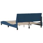 Casa si Gradina - Mobilier - Paturi si accesorii - Paturi - Cadru de pat fara saltea, albastru, 160x200 cm, textil - Infinity.ro