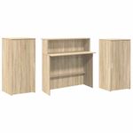 Casa si Gradina - Mobilier - Mese si birouri - Birouri - Birou de receptie Stejar Sonoma 200x50x103,5 cm Lemn prelucrat - Infinity.ro