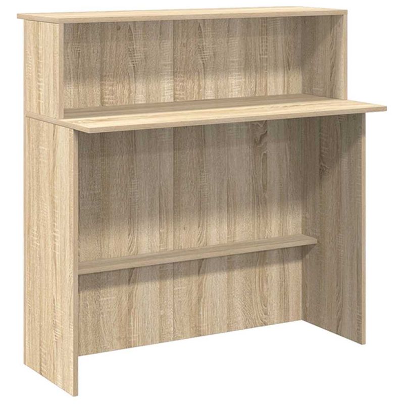 Casa si Gradina - Mobilier - Mese si birouri - Birouri - Birou de receptie Stejar Sonoma 200x50x103,5 cm Lemn prelucrat - Infinity.ro