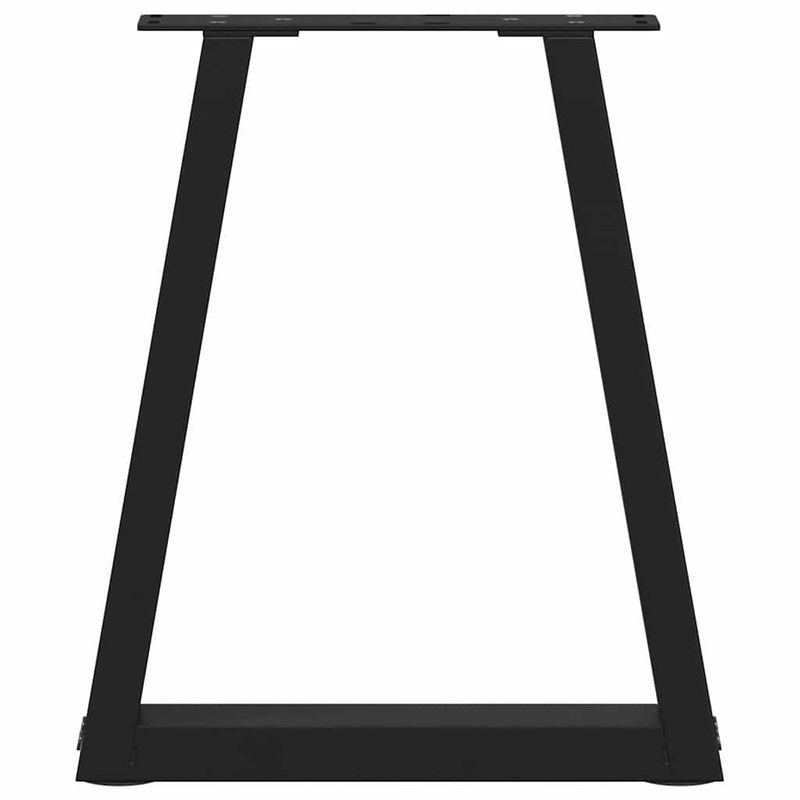 Casa si Gradina - Mobilier - Feronerie si accesorii mobila - Picioare pentru masa in forma de V 2 buc Negru Otel - Infinity.ro