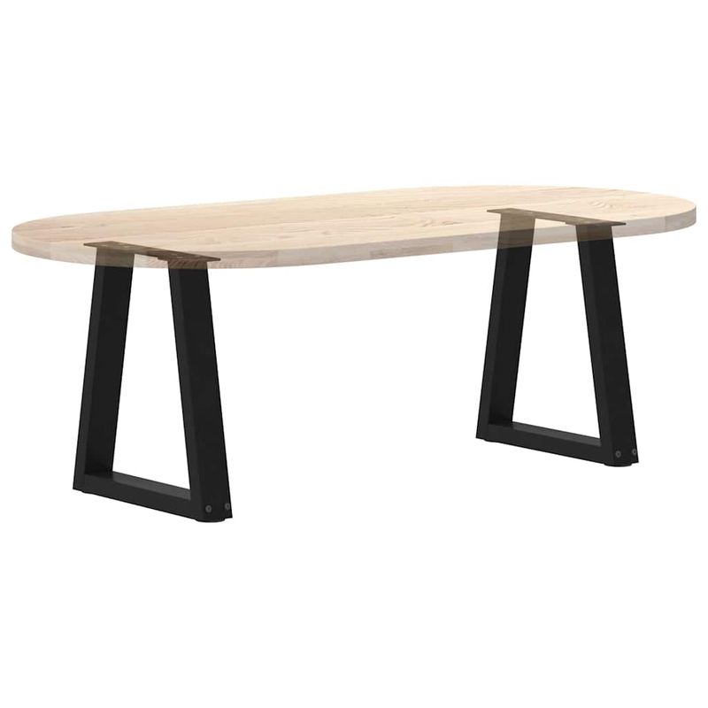Casa si Gradina - Mobilier - Feronerie si accesorii mobila - Picioare pentru masa in forma de V 2 buc Negru Otel - Infinity.ro