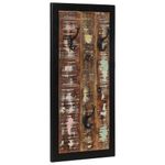 Casa si Gradina - Mobilier - Organizare si depozitare - Cuiere - Raft pentru haine multicolor 40x2x80 cm Lemn masiv recuperat - Infinity.ro