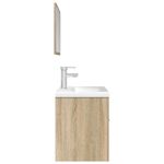 Casa si Gradina - Mobilier - Seturi de mobilier - Seturi baie - Set mobilier de baie, 3 piese, stejar sonoma, lemn prelucrat - Infinity.ro