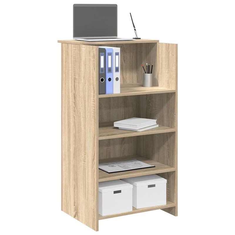 Casa si Gradina - Mobilier - Mese si birouri - Birouri - Birou de receptie Stejar Sonoma 55x50x103,5 cm Lemn prelucrat - Infinity.ro