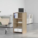 Casa si Gradina - Mobilier - Mese si birouri - Birouri - Birou de receptie Stejar Sonoma 55x50x103,5 cm Lemn prelucrat - Infinity.ro
