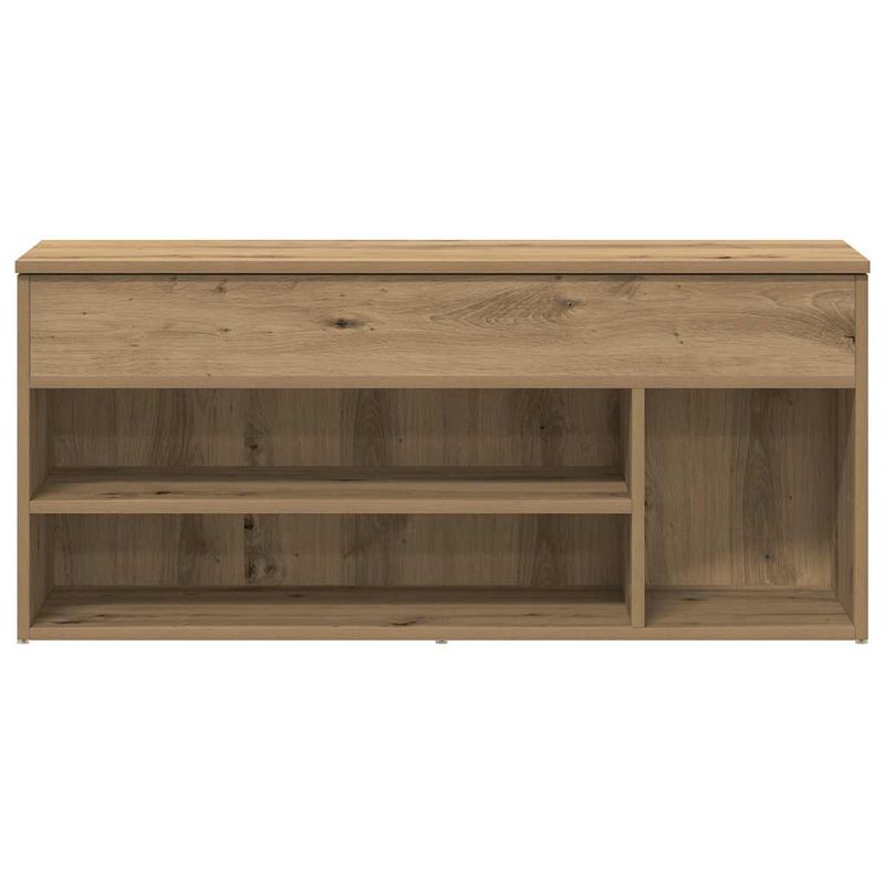 Casa si Gradina - Mobilier - Organizare si depozitare - Organizator incaltaminte - Bancheta pantofar stejar artizanal 102x30,5x45cm lemn prelucrat - Infinity.ro