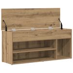Casa si Gradina - Mobilier - Organizare si depozitare - Organizator incaltaminte - Bancheta pantofar stejar artizanal 102x30,5x45cm lemn prelucrat - Infinity.ro