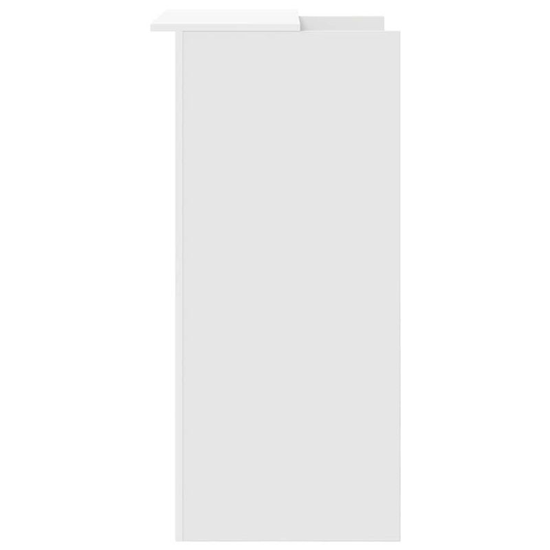 Casa si Gradina - Mobilier - Mese si birouri - Birouri - Birou de receptie alb 55x50x103,5 cm lemn prelucrat - Infinity.ro