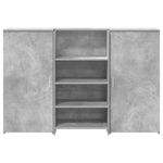 Casa si Gradina - Mobilier - Mese si birouri - Birouri - Birou de receptie Gri beton 155x50x103,5 cm Lemn prelucrat - Infinity.ro