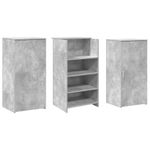 Casa si Gradina - Mobilier - Mese si birouri - Birouri - Birou de receptie Gri beton 155x50x103,5 cm Lemn prelucrat - Infinity.ro