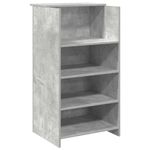 Casa si Gradina - Mobilier - Mese si birouri - Birouri - Birou de receptie Gri beton 155x50x103,5 cm Lemn prelucrat - Infinity.ro