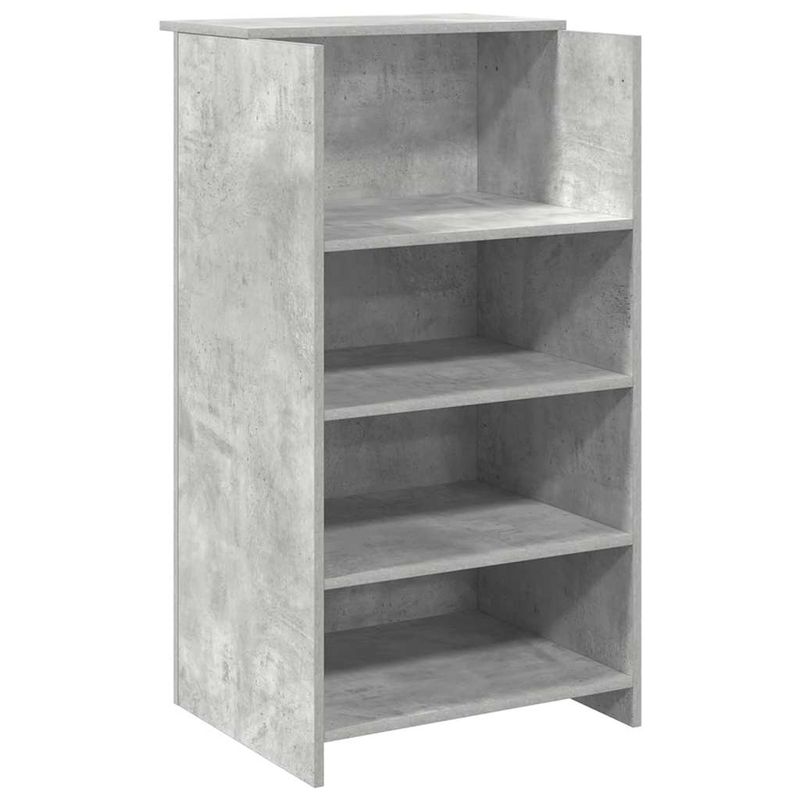 Casa si Gradina - Mobilier - Mese si birouri - Birouri - Birou de receptie Gri beton 155x50x103,5 cm Lemn prelucrat - Infinity.ro