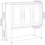 Casa si Gradina - Mobilier - Comode si corpuri - Comode - Dulap, verde masliniu, 100,5x39x107 cm, otel laminat la rece - Infinity.ro