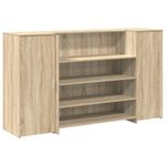 Casa si Gradina - Mobilier - Mese si birouri - Birouri - Birou de receptie Stejar Sonoma 180x50x103,5 cm Lemn prelucrat - Infinity.ro